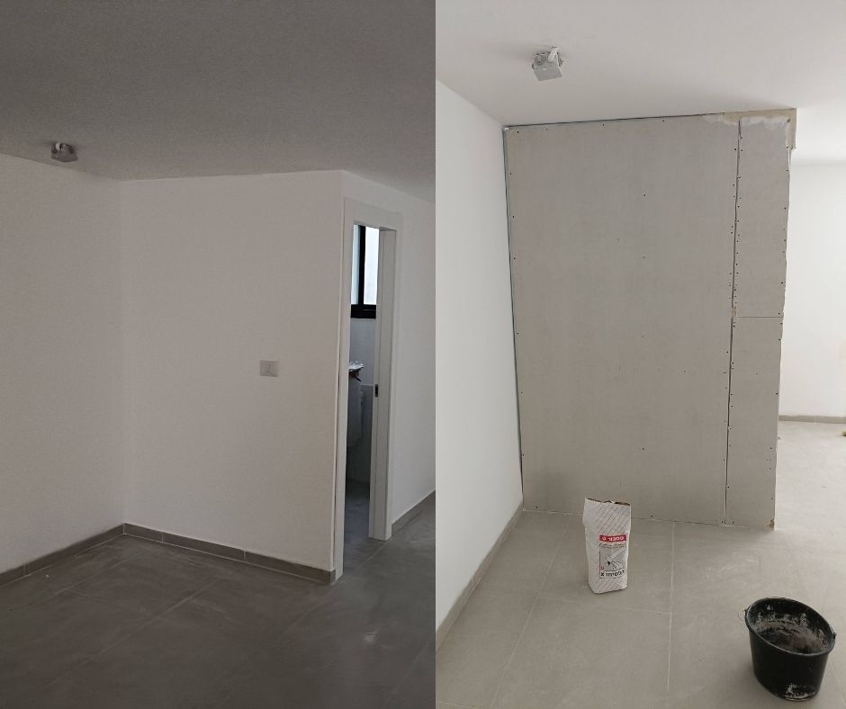 Noam Dov working on a home project